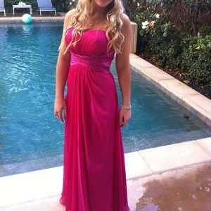 Pink La Femme prom dress